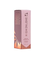 Aceite de Masaje Erótico Highonlove Fresa Vino Espumoso de Fresa 30 m