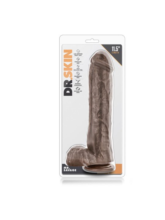 Consolador Realista Blush Dr Skin PVC Ø 6,1 cm (23,5 cm)