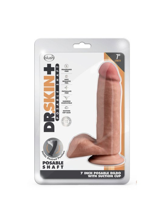 Consolador Realista Blush Dr Skin TPE Ø 4 cm (13,9 cm)