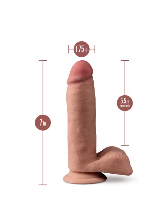 Consolador Realista Blush Dr Skin TPE Ø 4 cm (13,9 cm)