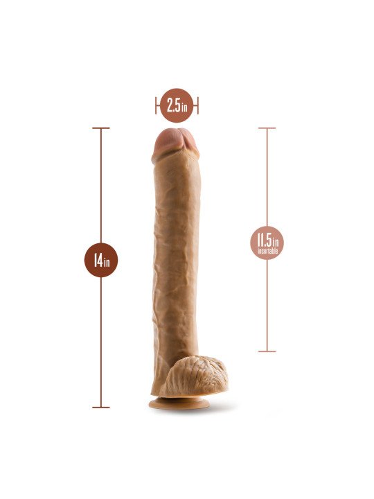 Consolador Realista Blush Dr Skin PVC Ø 6,3 cm (29,2 cm)