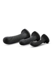 Dildo Blush Temptasia Negro 3 Piezas
