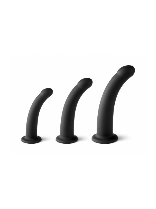 Dildo Virgite Negro S/M/L Set
