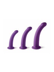 Dildo Virgite Morado S/M/L Set