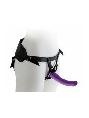 Consolador con arnés Virgite Morado L