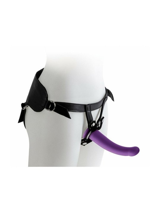 Consolador con arnés Virgite Morado L
