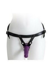 Consolador con arnés Virgite Morado L