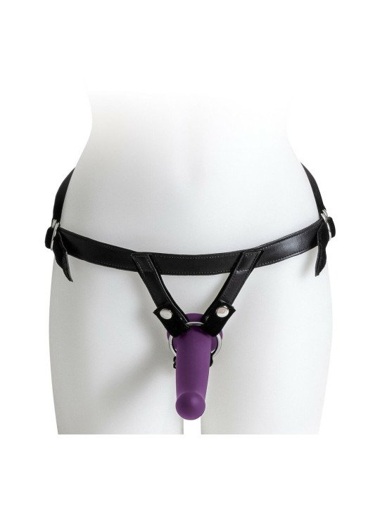Consolador con arnés Virgite Morado L