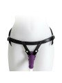 Consolador con arnés Virgite Morado L