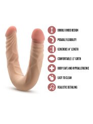 Consolador de Doble Penetración Blush Dr Skin Carne