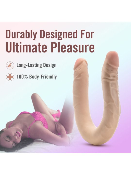 Consolador de Doble Penetración Blush Dr Skin Carne