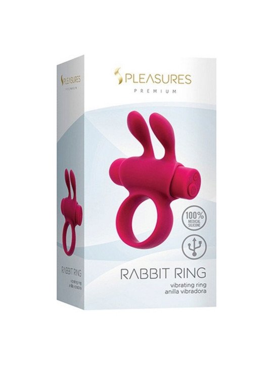 Anillo para el Pene S Pleasures Rabbit Rosa