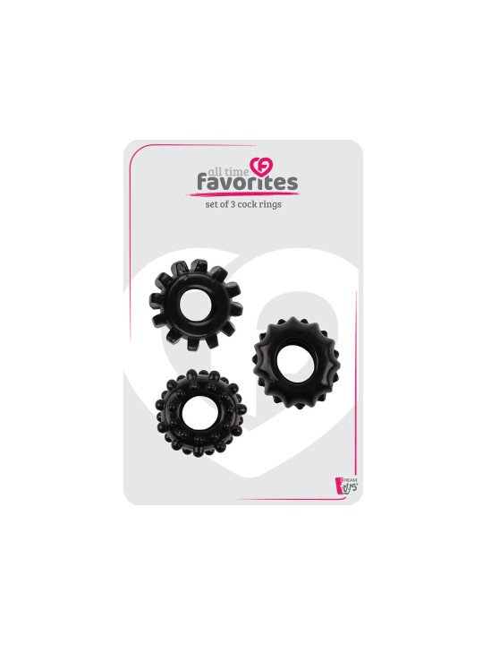 Anillo para el Pene Dream Toys All Time Favorites Negro