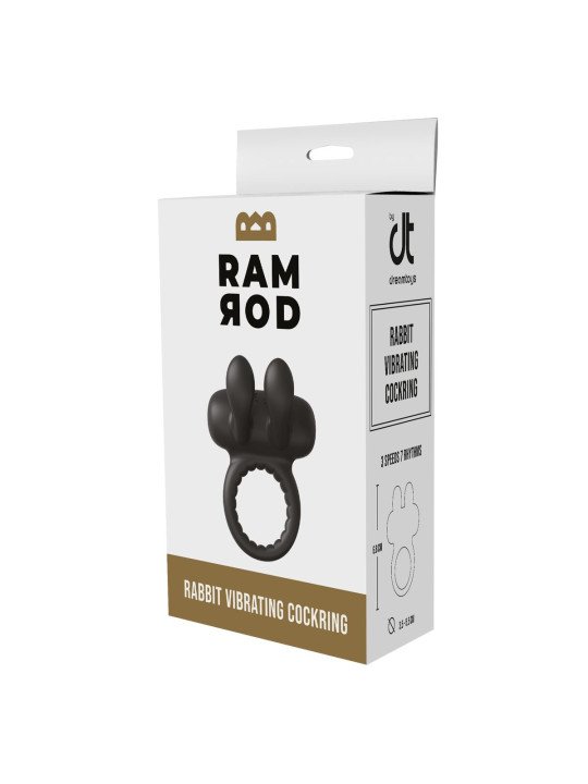 Anillo para el Pene Dream Toys Ramrod Negro