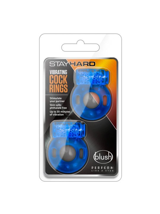 Anillo para el Pene Blush Stay Hard Azul