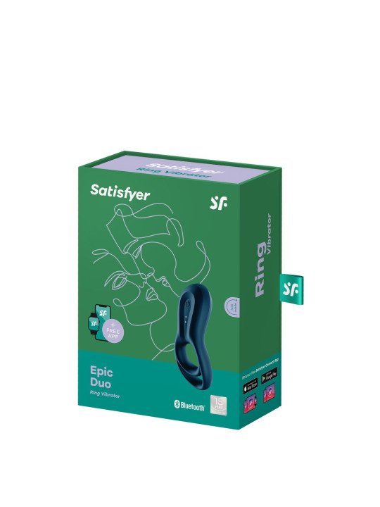 Anillo para el Pene Satisfyer Epic Duo Azul