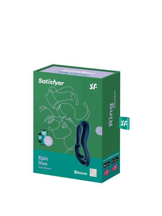 Anillo para el Pene Satisfyer Epic Duo Azul