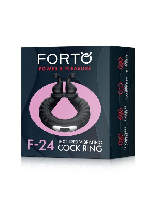 Anillo para el Pene Forto Negro (Talla única)