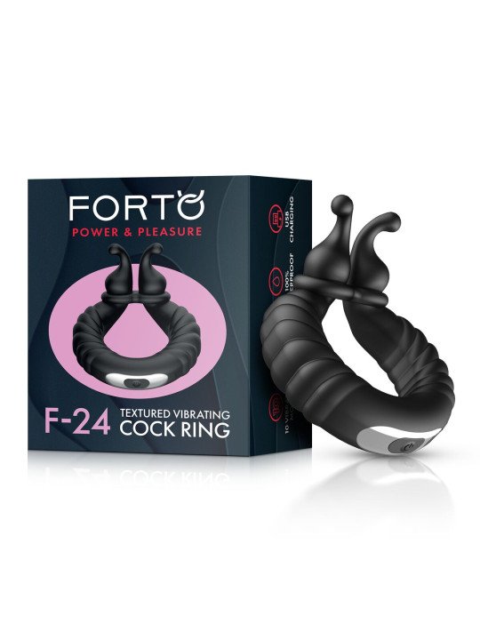 Anillo para el Pene Forto Negro (Talla única)