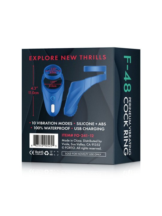 Anillo para el Pene Forto Azul (Talla única)