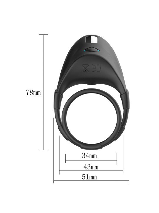 Anillo para el Pene Forto Azul (Talla única)