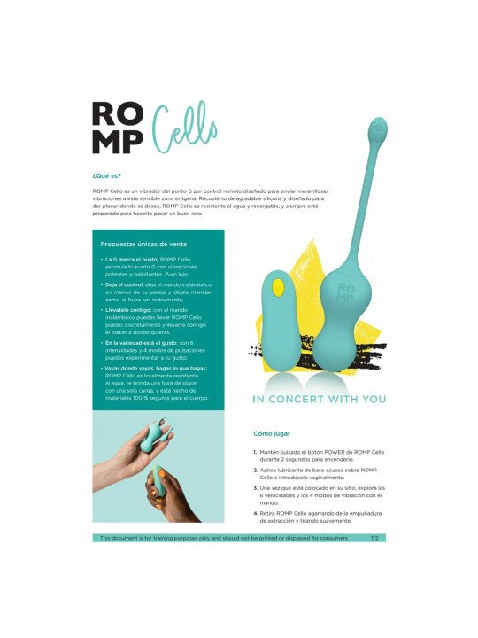 Ejercitador de Suelo Pélvico Romp