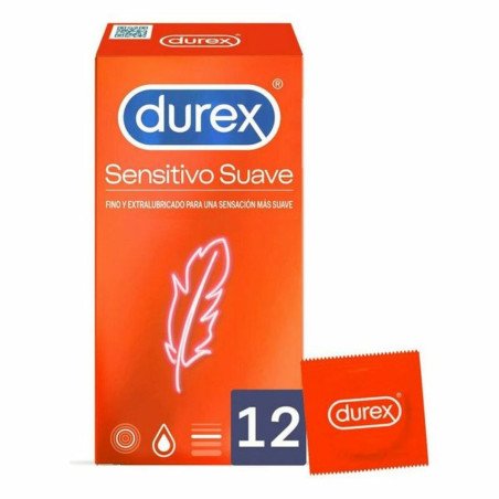 Preservativos Durex Sensitivo Suave Ø 5,6 cm (12 uds)