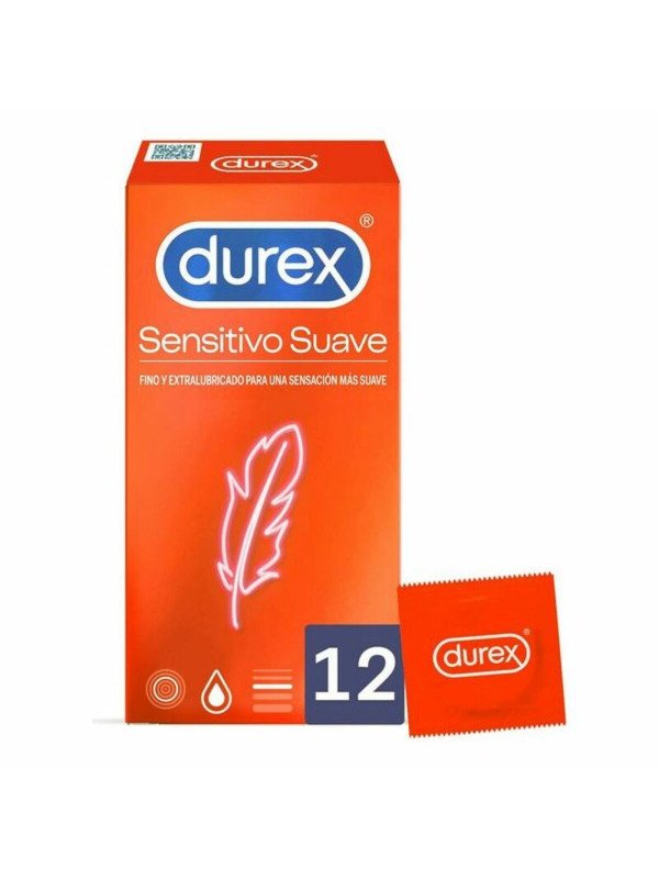 Preservativos Durex Sensitivo Suave Ø 5,6 cm (12 uds)