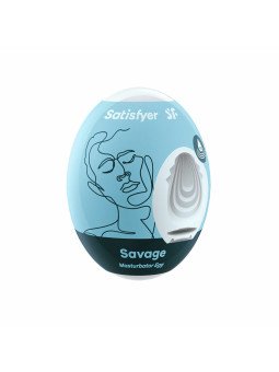 Huevo Masturbador Satisfyer Savage Azul