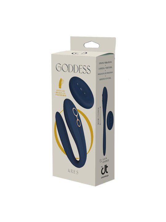 Vibrador para Parejas Dream Toys Goddess Collection Azul