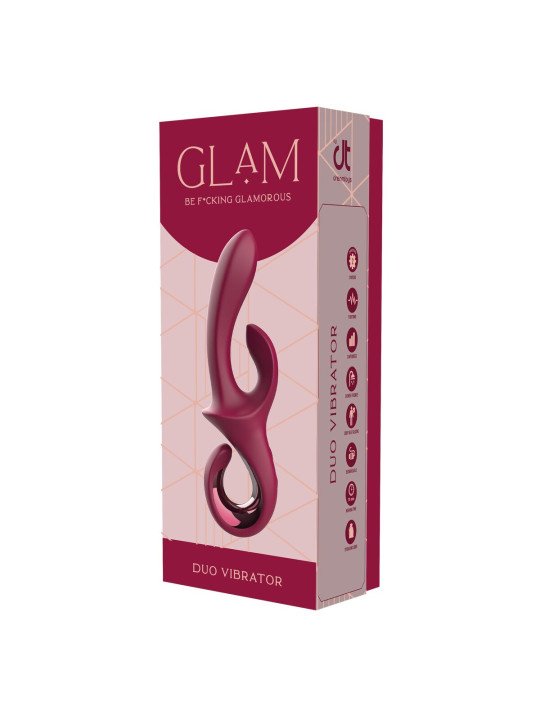 Vibrador Doble Estimulación Dream Toys Glam Rojo