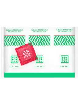 Confortex - Sabanas Higiénicas Desechables Invidual + Preservativo Fresa