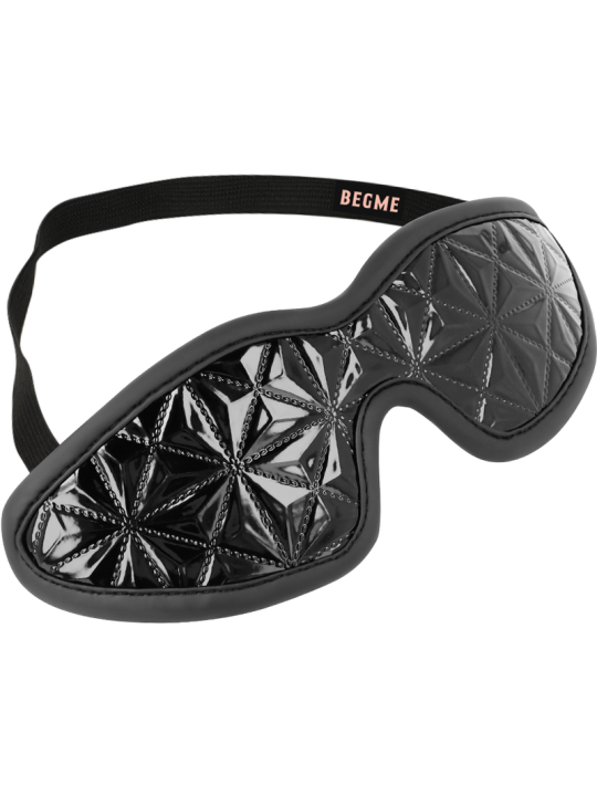 Begme - Black Edition Antifaz Elástico con Forro de Neopreno