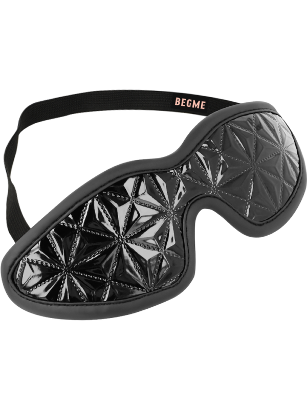 Begme - Black Edition Antifaz Elástico con Forro de Neopreno