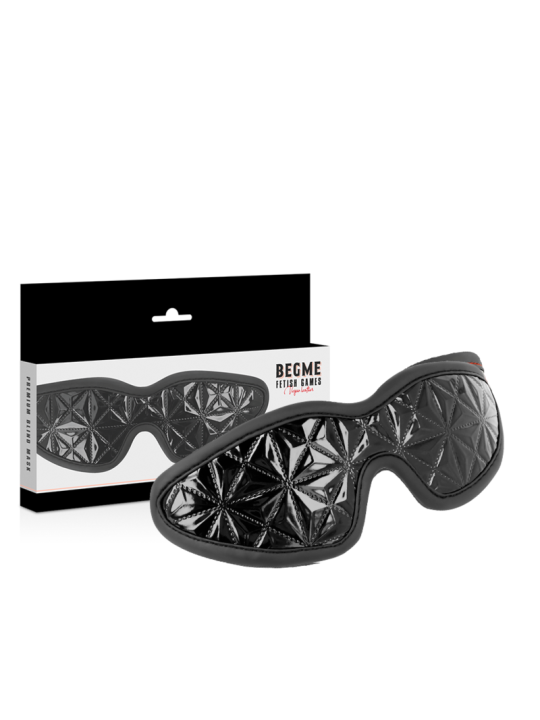 Begme - Black Edition Antifaz Elástico con Forro de Neopreno