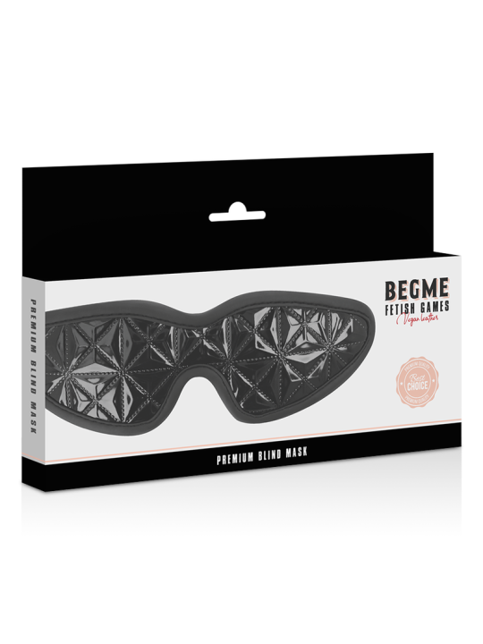 Begme - Black Edition Antifaz Elástico con Forro de Neopreno