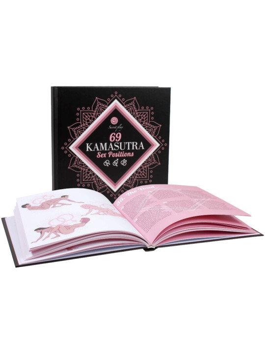 Páginas interiores de Kamasutra Secret Play con ilustraciones y texto explicativo