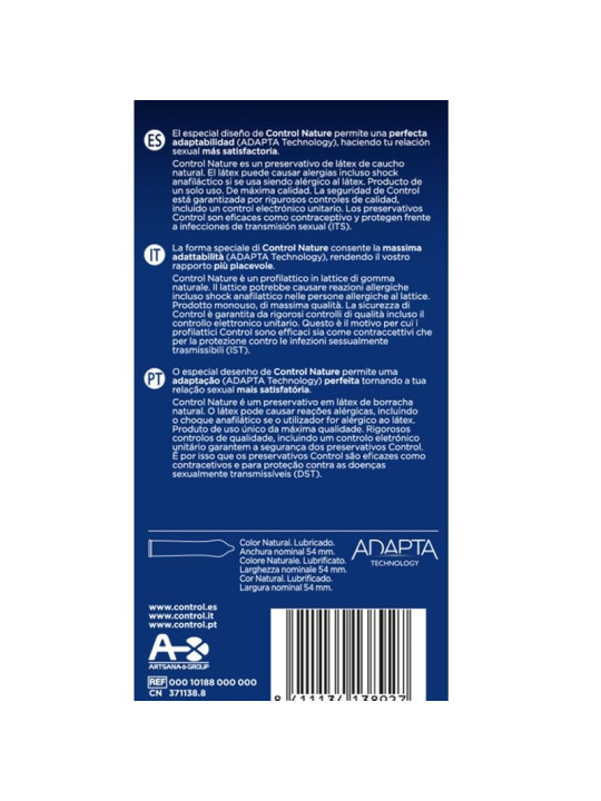 Control - Adapta Nature Preservativos 6 Unidades