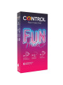 Caja de preservativos Control Fun Mix con 6 unidades: Sensual Dots and Lines, Finissimo Original y Nature Xtra Lube