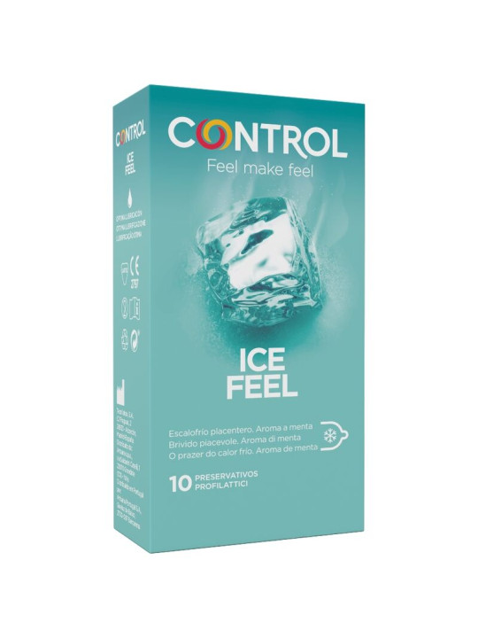 Control - Ice Feel Preservativos Efecto Frio 10 Unidades