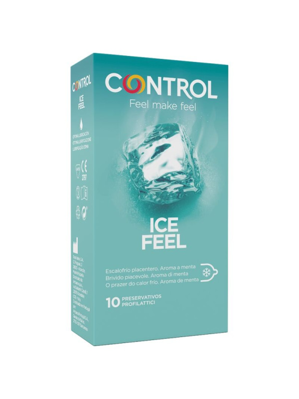 Control - Ice Feel Preservativos Efecto Frio 10 Unidades