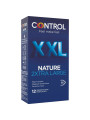 Caja azul de preservativos Control Nature 2XTRA Large XXL con 12 unidades y óptima lubricación