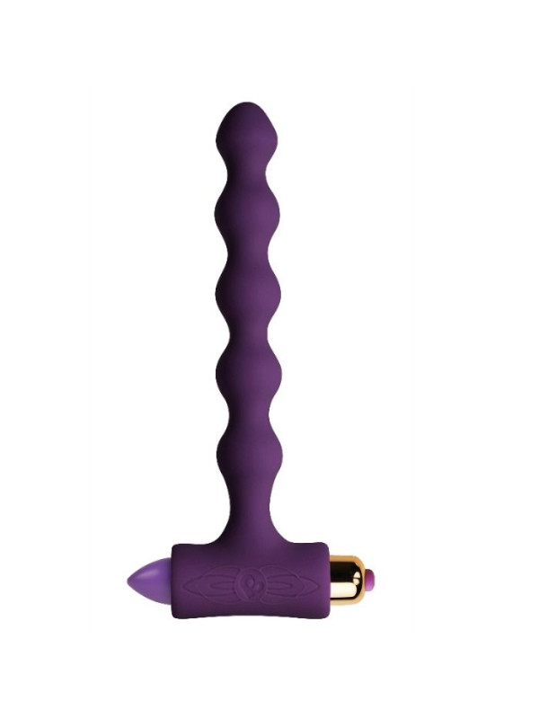 Rocks-Off - Plug Anal con Vibración y Ondulaciones Petite Sensations Pearls