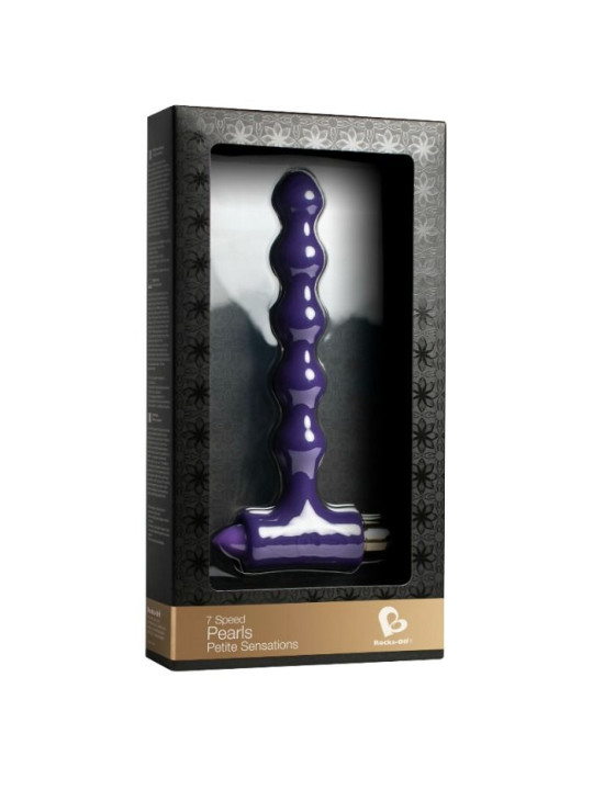 Rocks-Off - Plug Anal con Vibración y Ondulaciones Petite Sensations Pearls