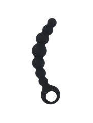 Detalle de la anilla de extracción y de los cuellos entre bolas de las Intense Anal Beads Max