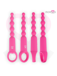 Moressa - Ronie Potente Rosario Anal Control Remoto Rosa