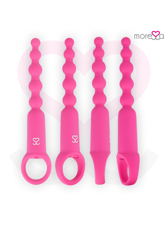 Moressa - Ronie Potente Rosario Anal Control Remoto Rosa