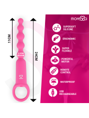 Moressa - Ronie Potente Rosario Anal Control Remoto Rosa