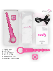 Moressa - Ronie Potente Rosario Anal Control Remoto Rosa