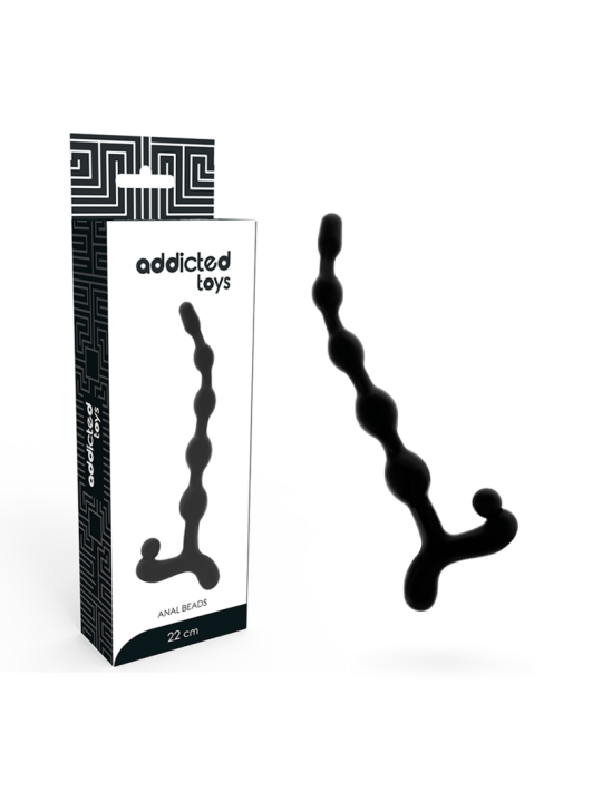 Addicted Toys - Bolas Anales 22 cm Negro